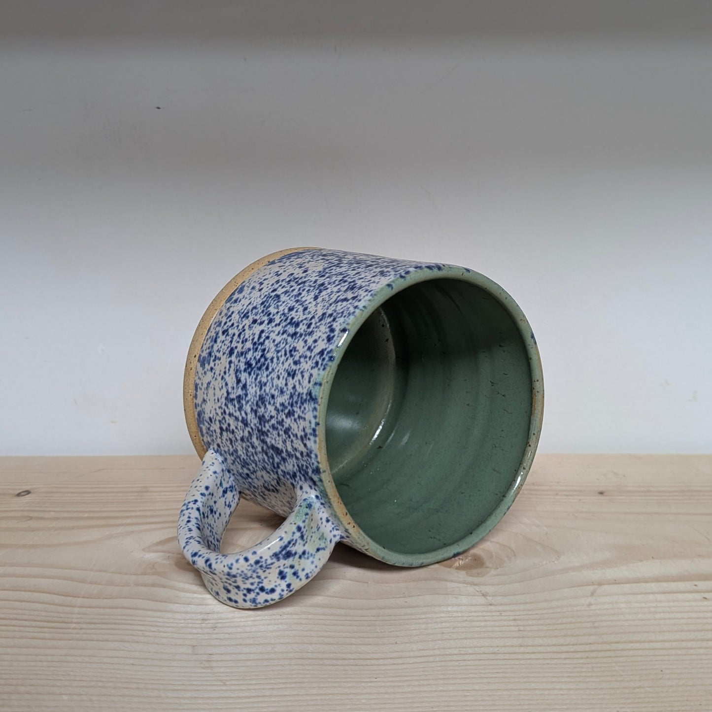 Splatterware Blue & White Mug