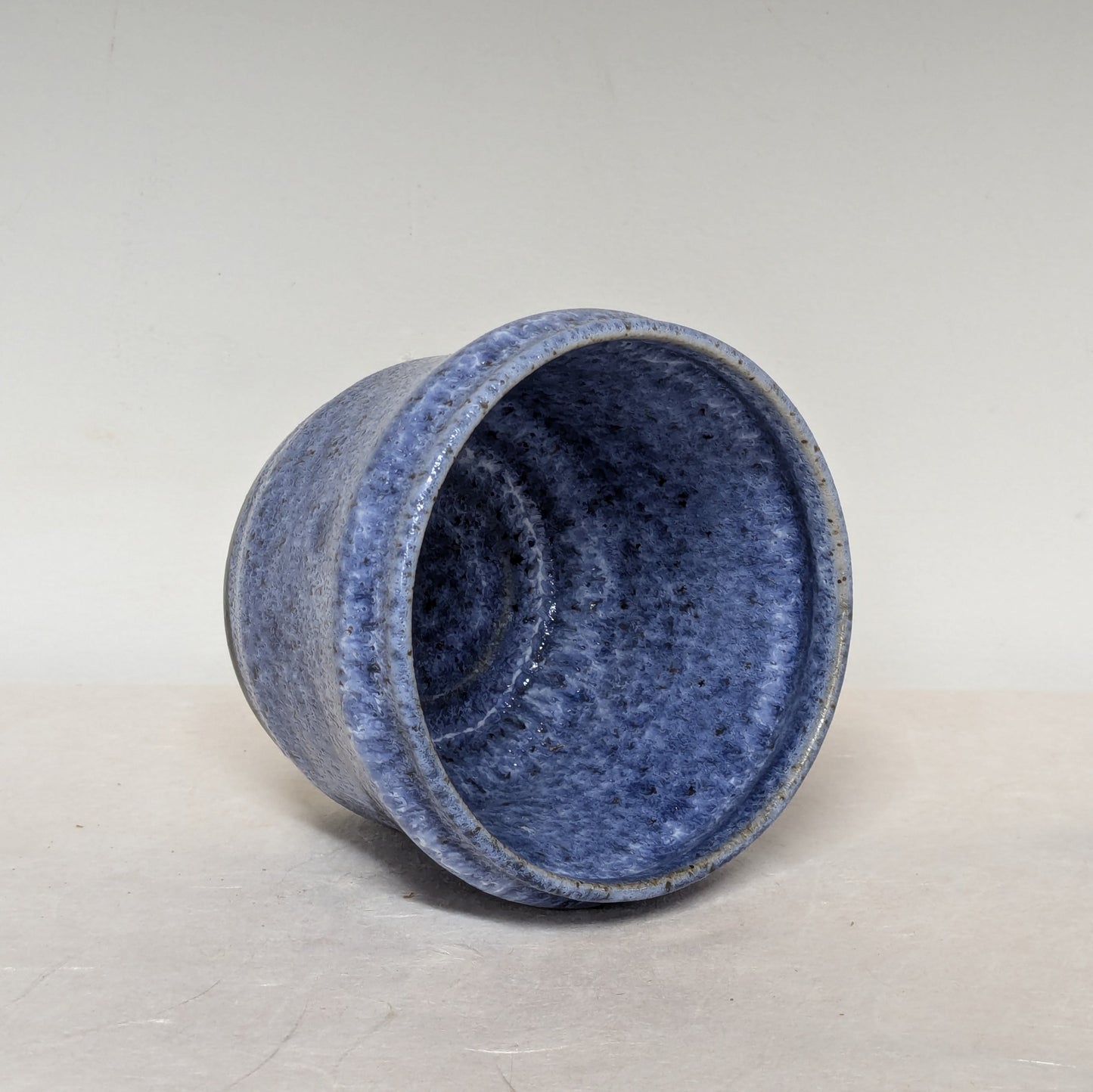 Mottled Blue Tea Cup