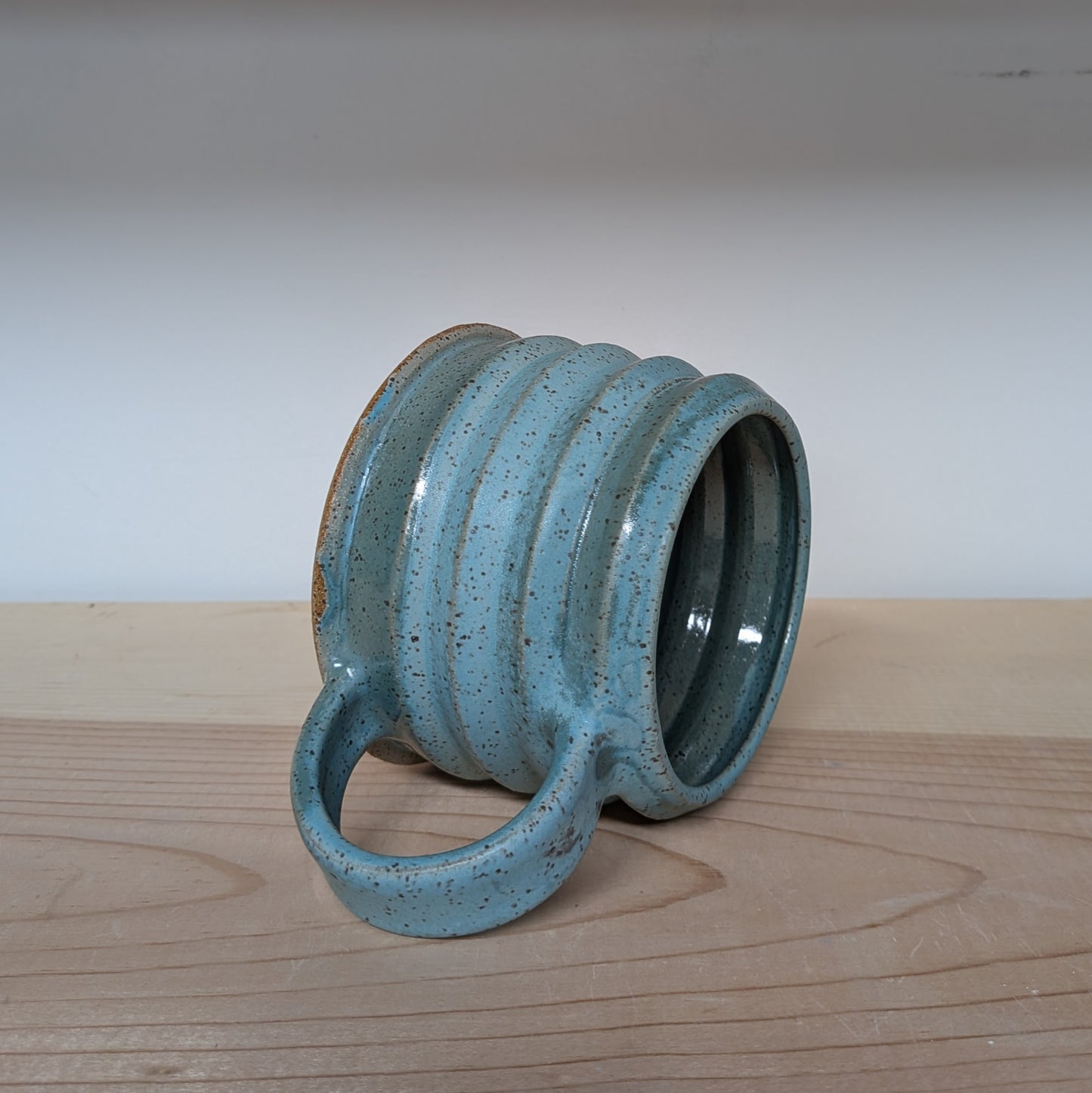 Glacier Blue Angular Mug