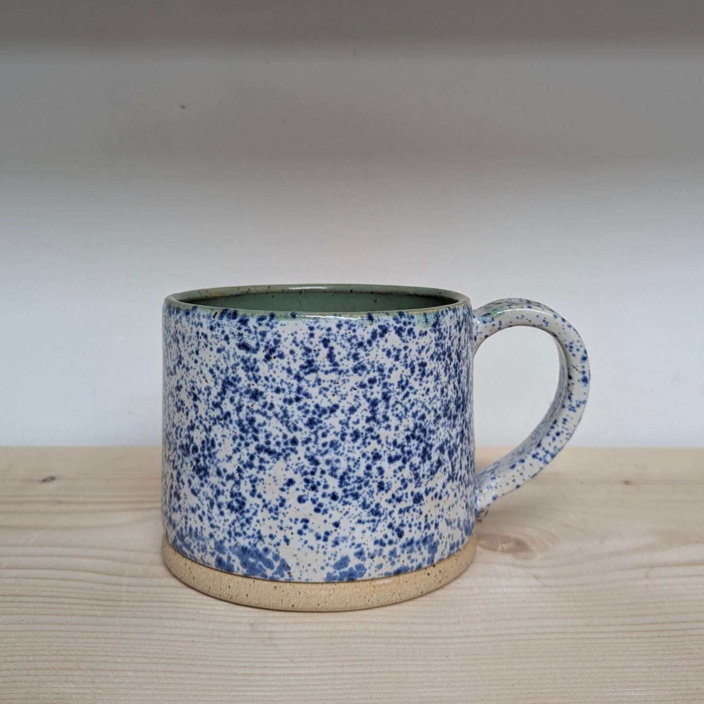Splatterware Blue & White Mug