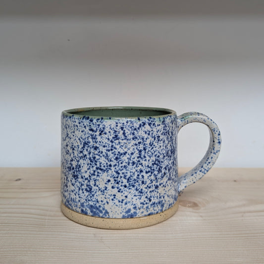 Splatterware Blue & White Mug