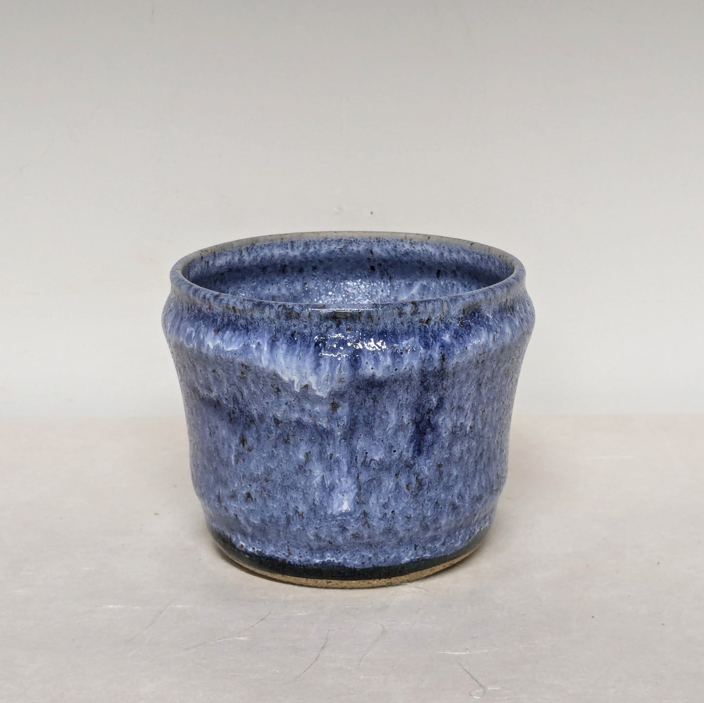 Mottled Blue Tea Cup