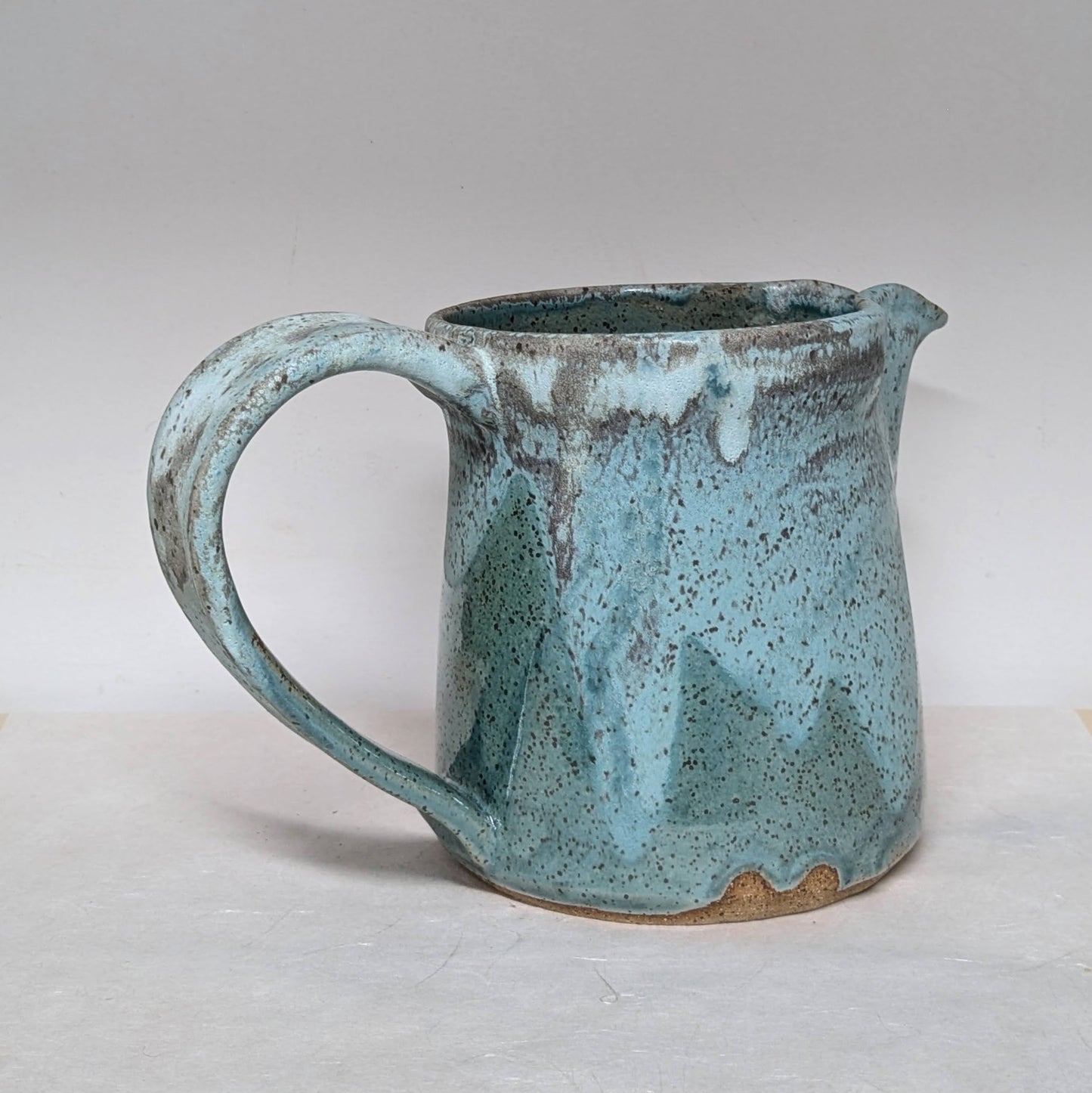 Turquoise/Glacier Ceramic Pitcher