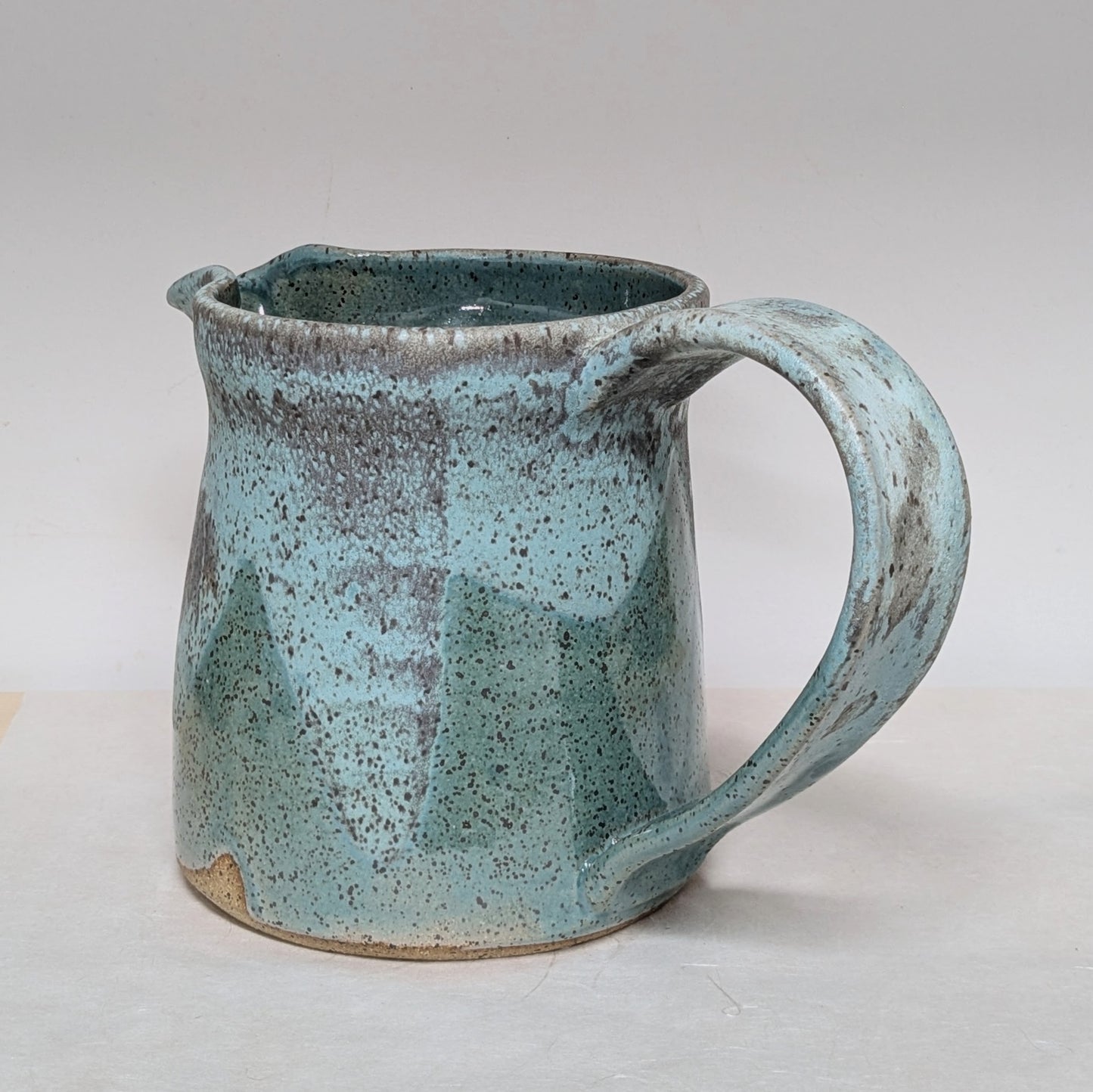 Turquoise/Glacier Ceramic Pitcher