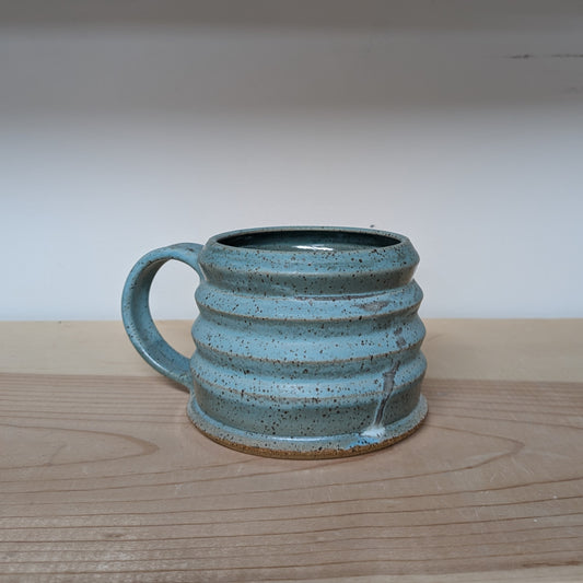 Glacier Blue Angular Mug