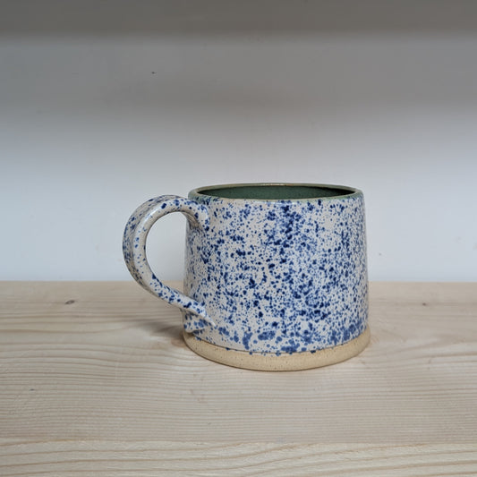 Splatterware Blue & White Mug