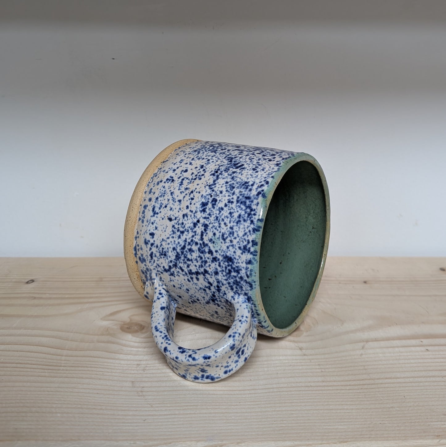 Splatterware Blue & White Mug