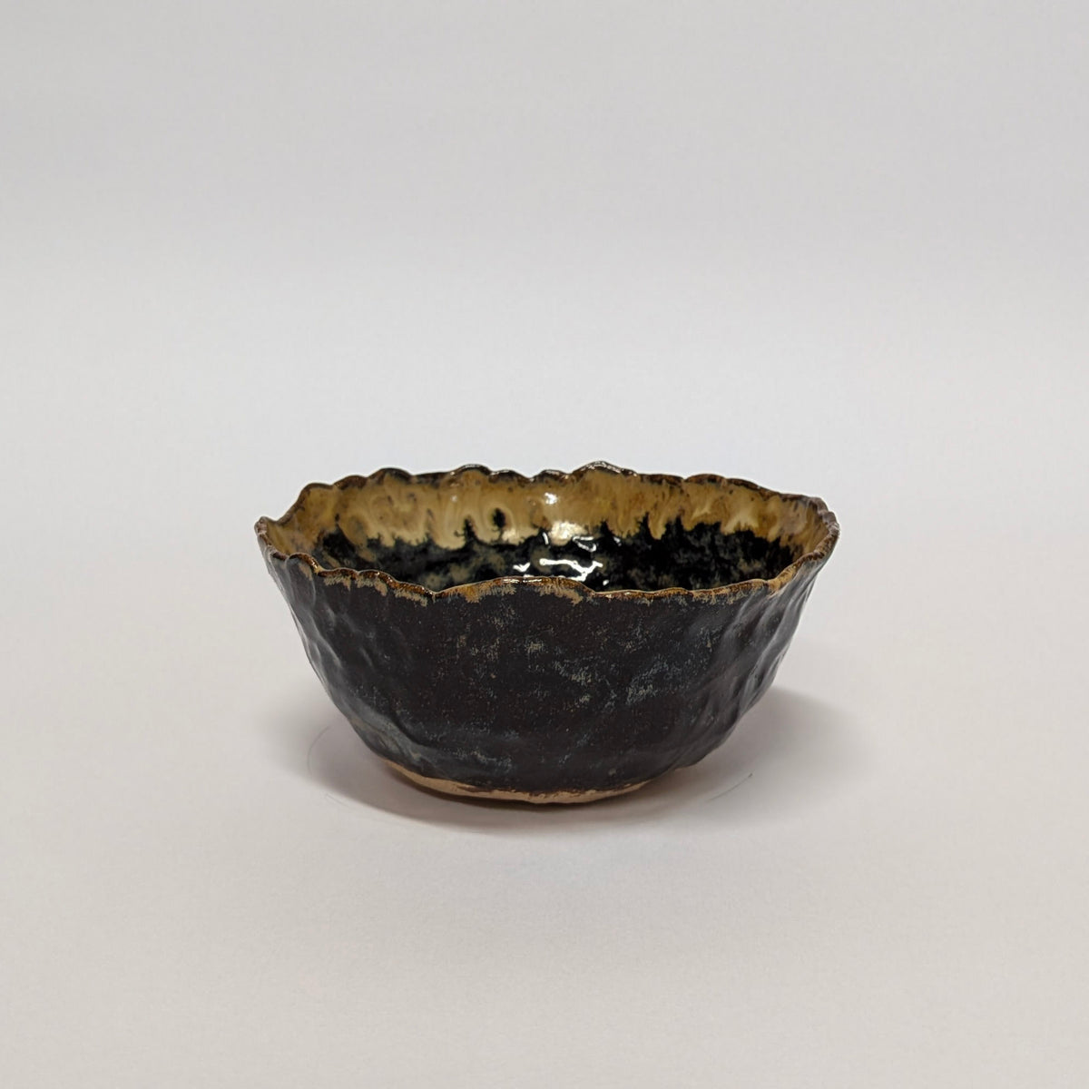 Tigers Eye Pinch Pot