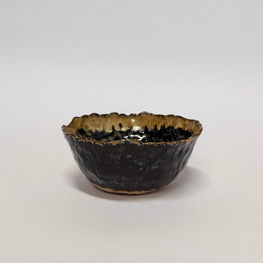 Tigers Eye Pinch Pot
