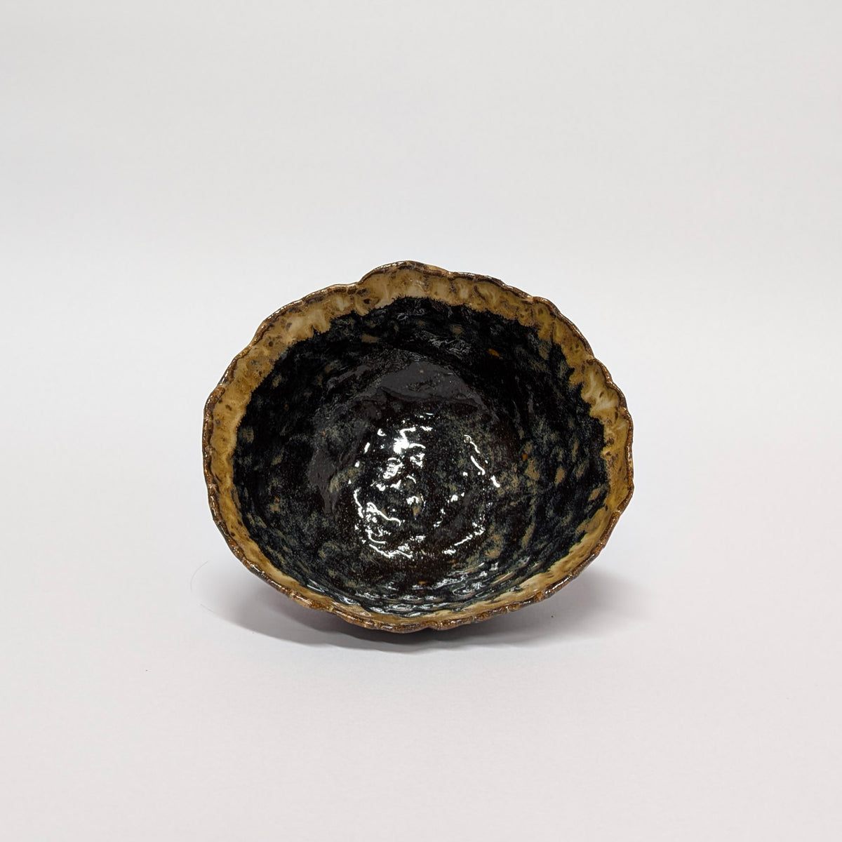 Tigers Eye Pinch Pot